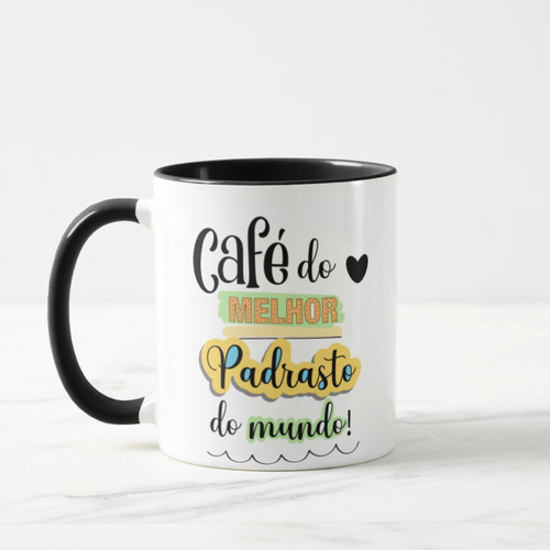 Caneca Personalizada Divertida Padrasto Dia dos Pais