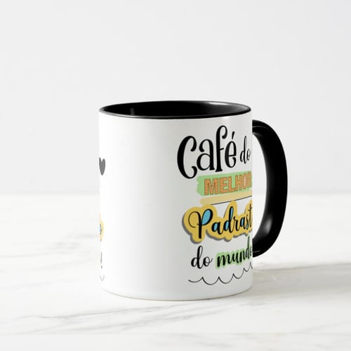 Caneca Personalizada Divertida Padrasto Dia dos Pais