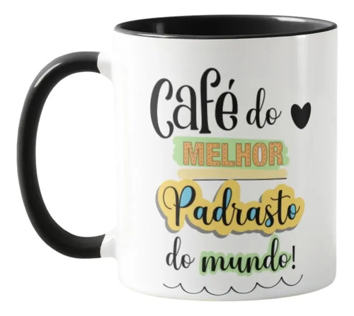 Caneca Personalizada Divertida Padrasto Dia dos Pais - Família (Pai)