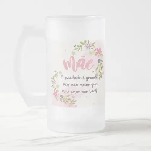 Copo Cerveja Chopp Presente Mulher Aniversário Dia das Mães