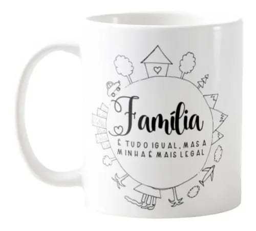 Caneca Presente Personalizado para Presentear a Família Toda - Família (Família/Geral)