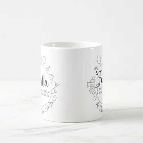 Caneca Presente Personalizado para Presentear a Família Toda