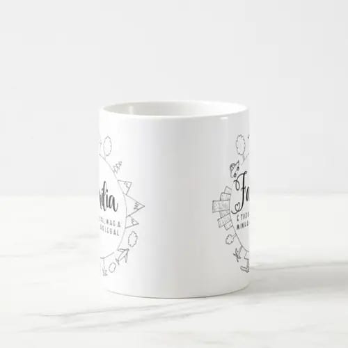 Caneca Presente Personalizado para Presentear a Família Toda