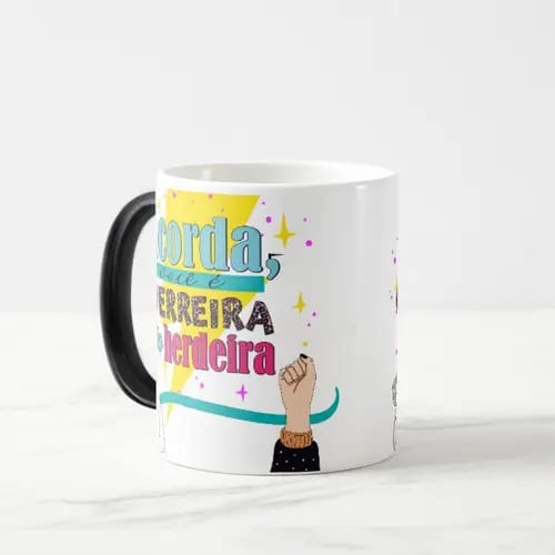 Caneca Mágica Presente Criativo com Frase Divertida Amigas