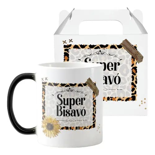 Caneca Mágica Presente Criativo para Bisa Natal Aniversário