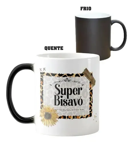 Caneca Mágica Presente Criativo para Bisa Natal Aniversário - Família (Avó/Avô)