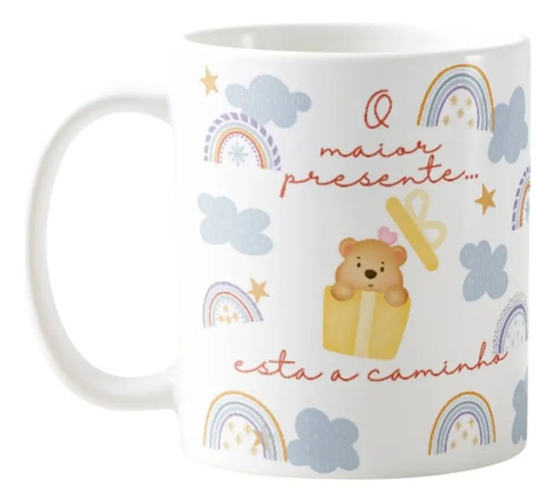 Caneca Personalizada Gravidez Surpresa Familia e Amigos - Anúncio de Gravidez (Família/Geral)