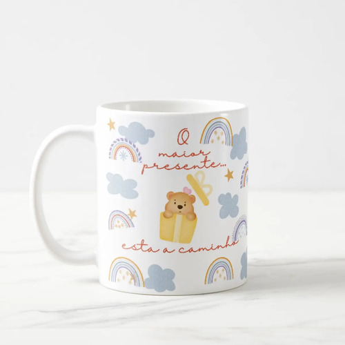 Caneca Personalizada Gravidez Surpresa Familia e Amigos