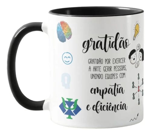 Caneca Profissão Homenagem Empresa Equipe Recursos Humanos - Profissões (Administrador(a))