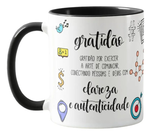 Caneca Profissão Homenagem Empresa Funcionário Marketing - Profissões (Marketing)