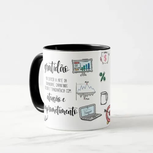 Caneca Profissão Homenagem Empresa Funcionário Contabilidade
