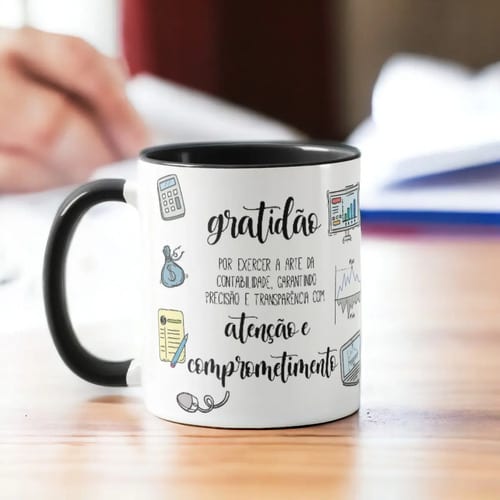 Caneca Profissão Homenagem Empresa Funcionário Contabilidade