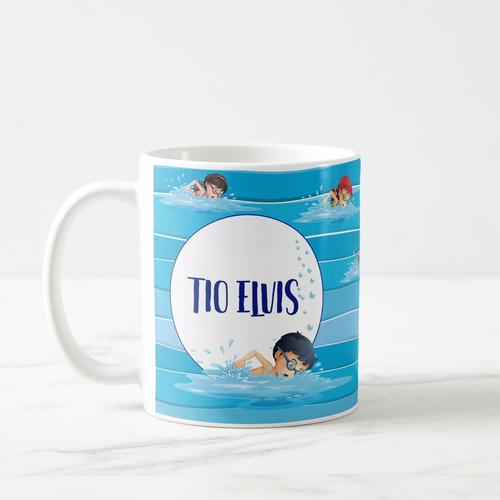 Caneca Personalizada Presente Professor Natação