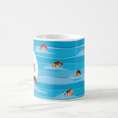 Caneca Personalizada Presente Professor Natação