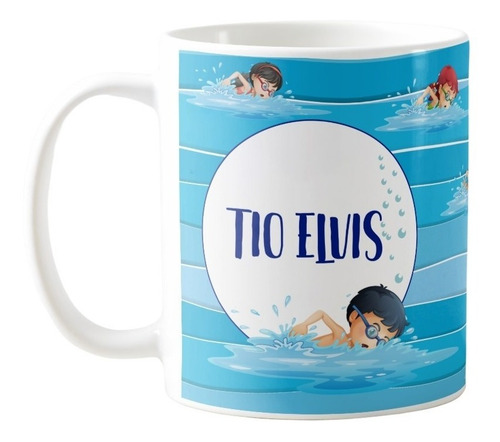 Caneca Personalizada Presente Professor Natação
