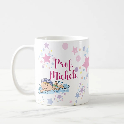 Caneca Personalizada de Presente Professoras de Natação