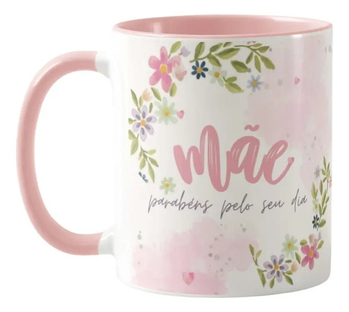 Caneca Presente Criativo de Agradecimento Dia das Mães - Família (Mãe)
