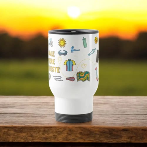 Copo Térmico Premium Ciclismo Presente Criativo Ciclista