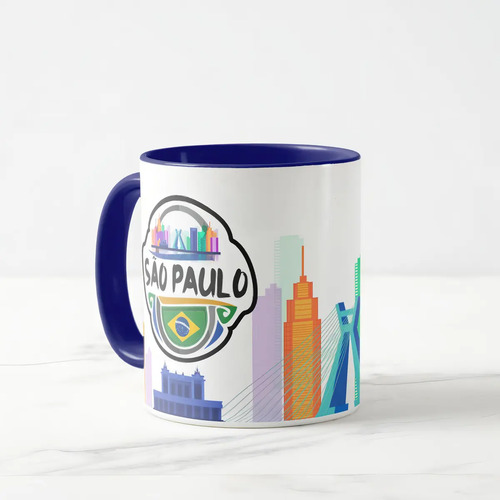 Caneca Personalizada Estado de São Paulo Presente Viagem