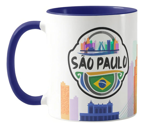 Caneca Personalizada Estado de São Paulo Presente Viagem - Outros (São Paulo Presente Viagem)