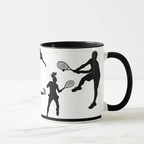 Caneca Tênis Personalizada Presente Criativo Homem Tenista