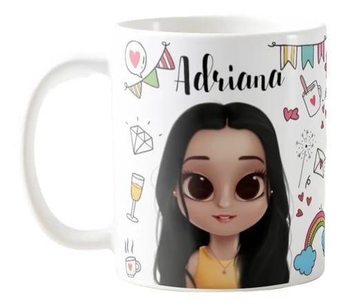 Caneca Presente Personalizado de Aniversário Amiga - Outros (Aniversário)
