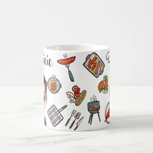 Caneca Masculina Presente Criativo Homem Churrasqueiro