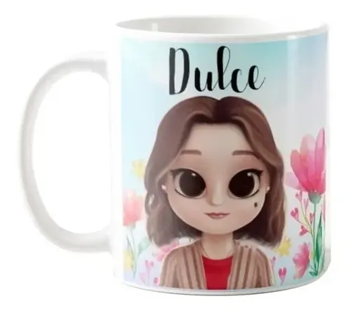 Caneca Personalizada Feminina Presente Criativo Mulher Flor - Hobbies (Mulher)