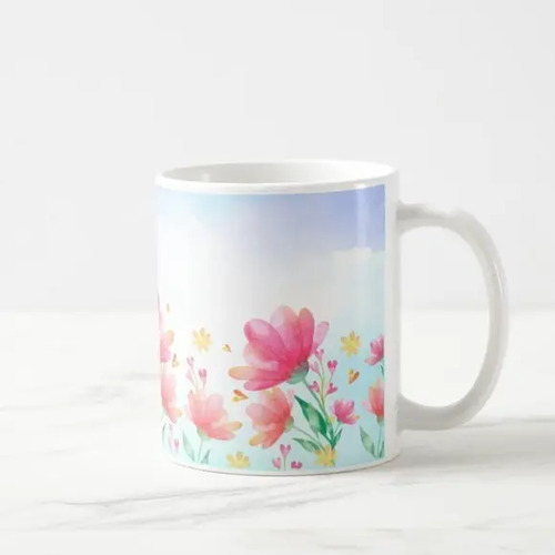 Caneca Personalizada Feminina Presente Criativo Mulher Flor