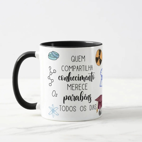 Caneca de Presente Dia dos Professores Professora de Química