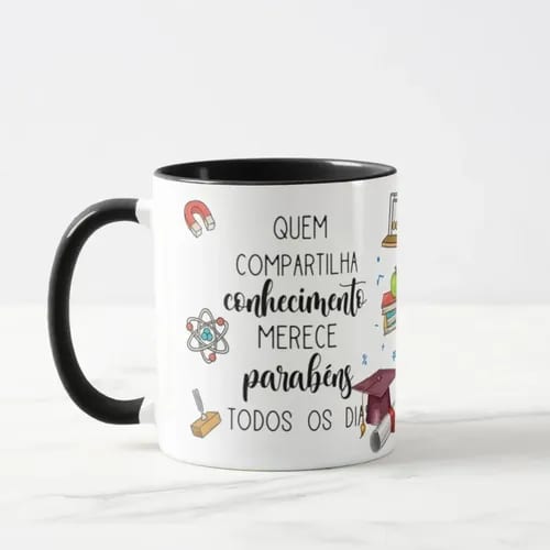 Caneca Presente Professora De Física Dia Dos Professores - Dia dos Professores (Física)