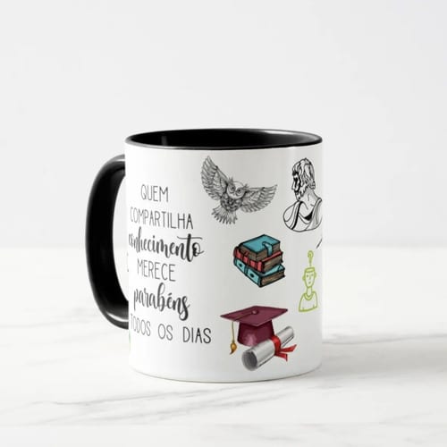 Caneca Presente Dia Dos Professores Professora De Filosofia