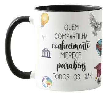 Caneca Presente Dia Dos Professores Professora De Filosofia - Dia dos Professores (Filosofia)