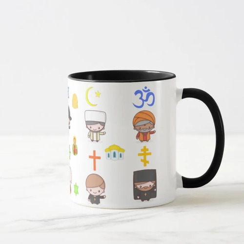 Caneca de Presente Dia Professores Ensino Religioso Teologia
