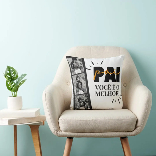 Almofada Decorativa Presente Dia dos Pais Melhor Pai