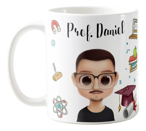 Caneca Personalizada Professor de Física Dia dos Professores - Dia dos Professores (Professor(a))