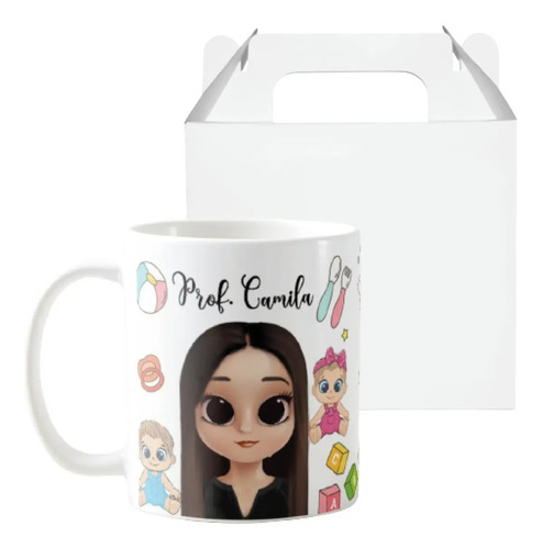 Caneca Personalizada Presente Especial Professora Berçário - Dia dos Professores (Professor(a))