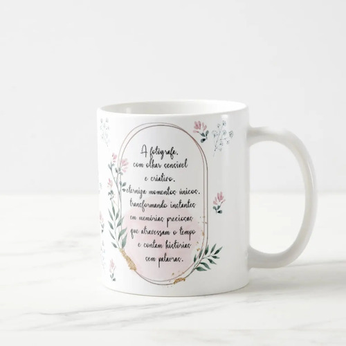Caneca Feminina Delicada Presente Profissão Fotógrafa