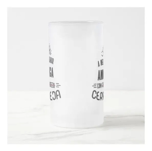 Caneca Cerveja Melhor AmigaCom Certeza