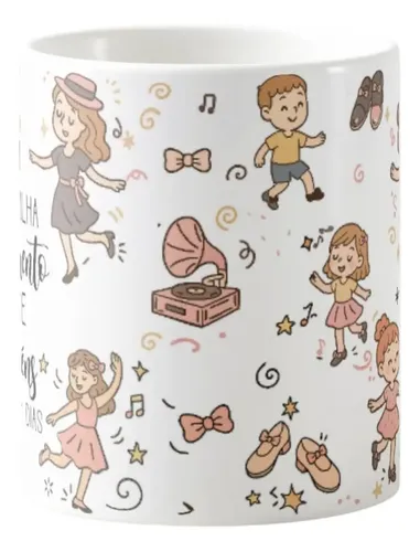 Caneca Sapateado Presente Personalizado para Professor Dança