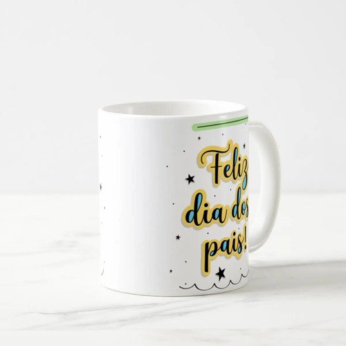 Caneca Personalizada Feliz Dia dos Pais Presente Pai Papai