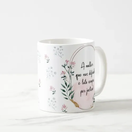 Caneca Feminina Delicada Presente Profissão Advogada