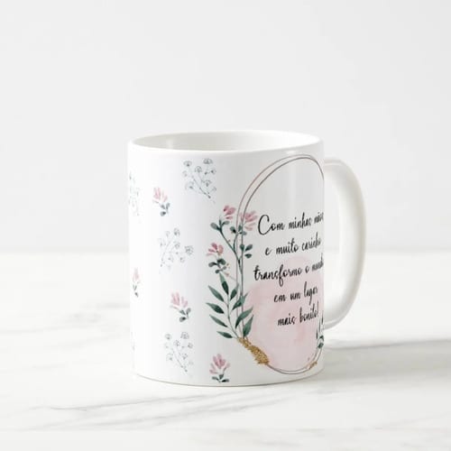 Caneca Feminina Delicada Presente Profissão Artesã