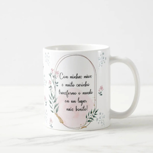 Caneca Feminina Delicada Presente Profissão Artesã