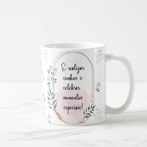 Caneca Feminina Delicada Presente Profissão Cerimonialista