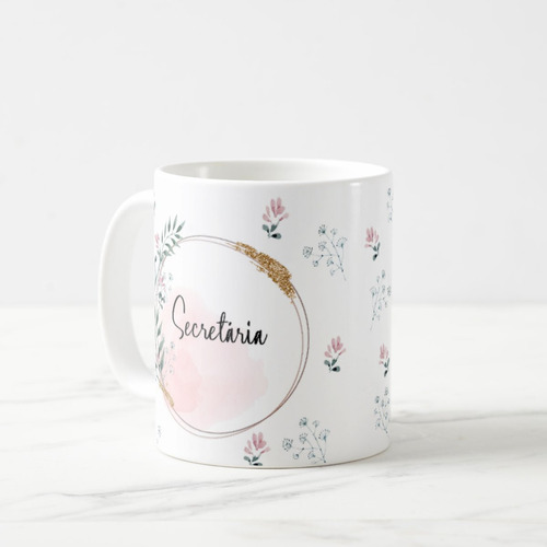 Caneca Feminina Delicada Presente Profissão Secretária