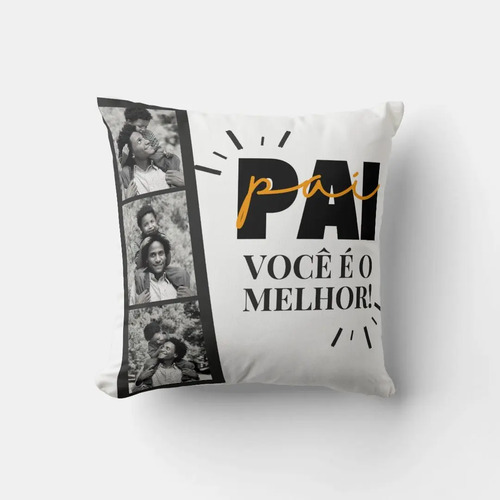 Kit Presente Dia dos Pais Caneca e Almofada com Foto