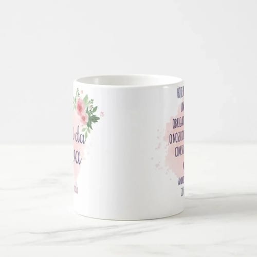 Caneca Casamento Lembrança Familia Irmã da Noiva com Nomes