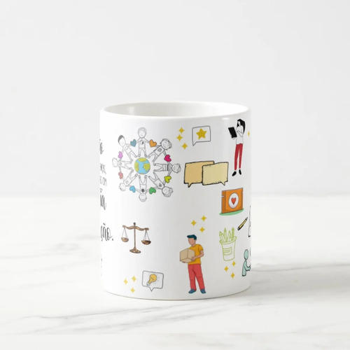 Caneca Profissão Presente Criativo Assistente Social
