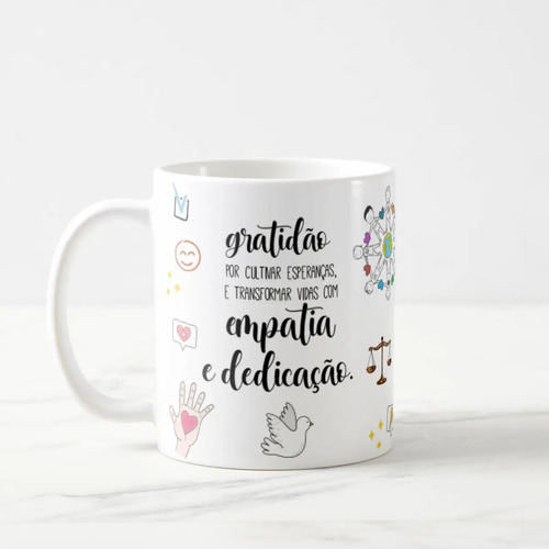 Caneca Profissão Presente Criativo Assistente Social